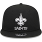 NEW ORLEANS SAINTS EVERGREEN TRUCKER 9FIFTY SNAPBACK HAT - BLACK/WHITE