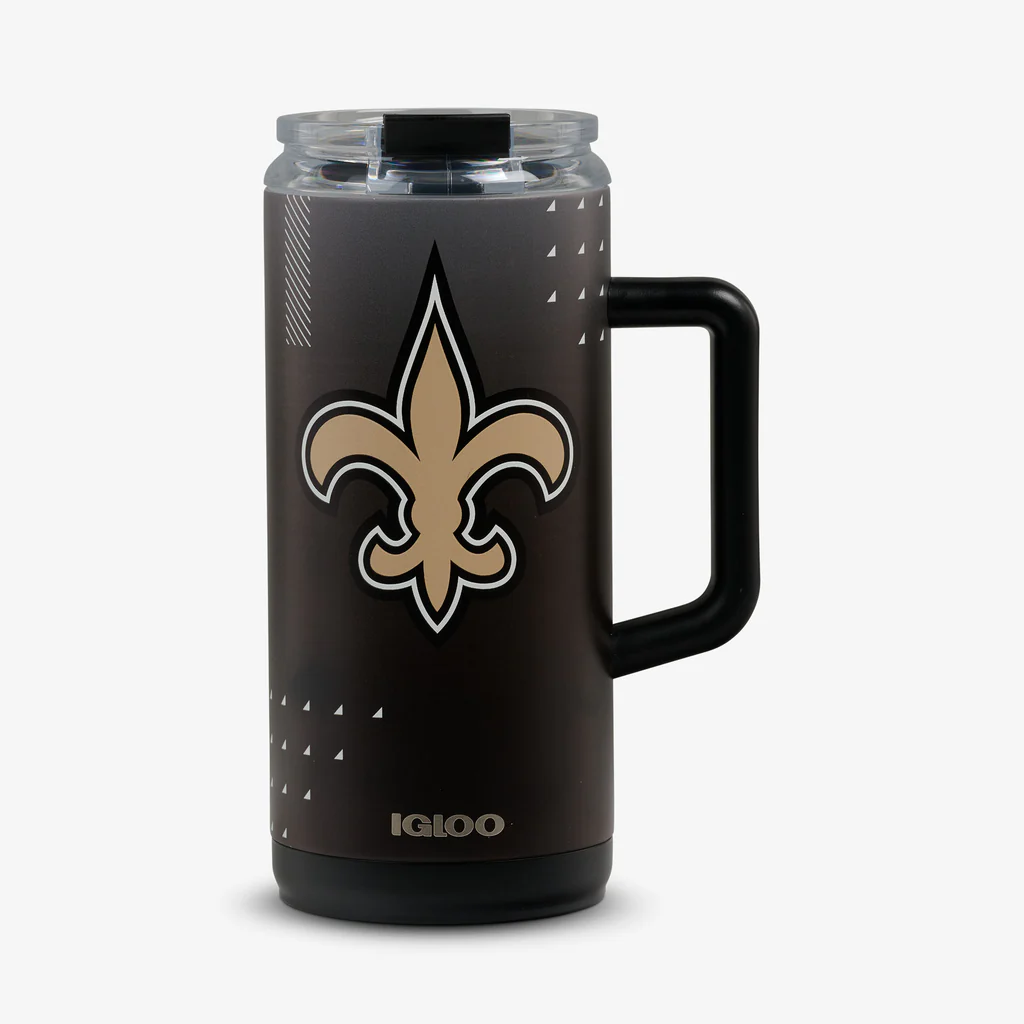 NEW ORLEANS SAINTS IGLOO NFL 1L BEER MUG - GOLD/BLACK