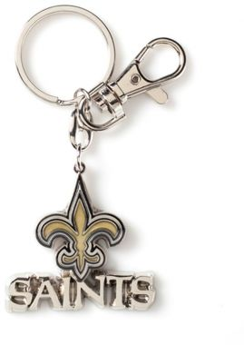 LLAVERO PESADO CON LOGO DE LOS SANTOS DE NUEVA ORLEANS