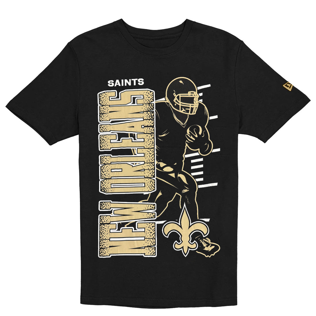 NEW ORLEANS SAINTS MEN'S NEW ERA 2026 NFL TRAINING CAMP T-SHIRT - BLACK
