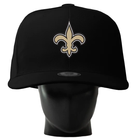 NEW ORLEANS SAINTS NOGGIN OVERSIZED HAT - BLACK