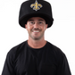 NEW ORLEANS SAINTS NOGGIN OVERSIZED HAT - BLACK