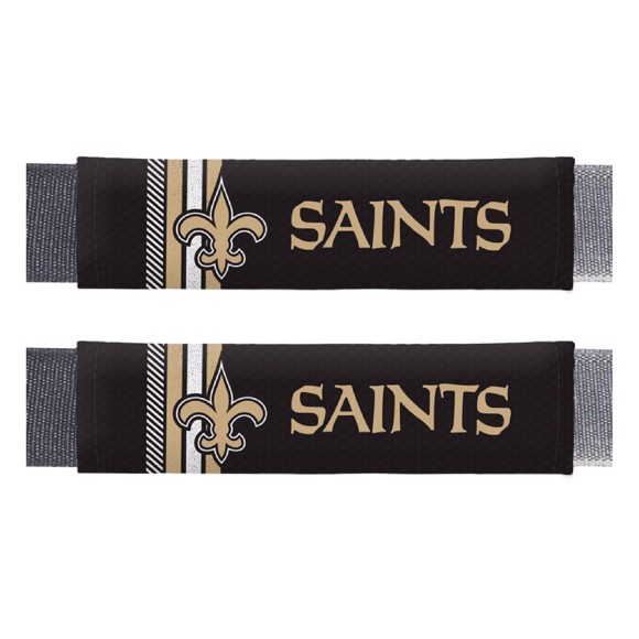 NEW ORLEANS SAINTS RALLY SEATBELT PAD - PAIR
