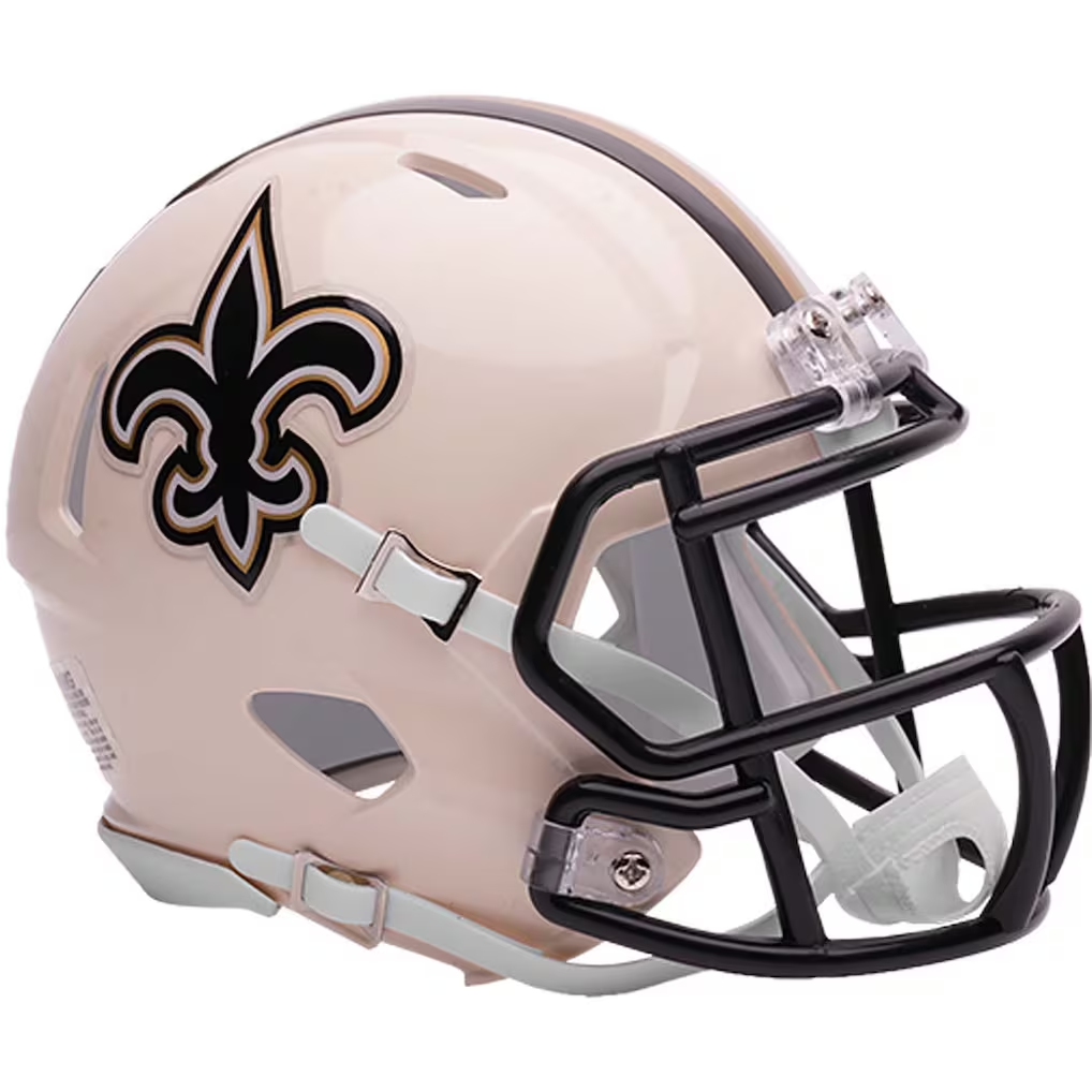 NEW ORLEANS SAINTS RETRO COLLECTION RIDDELL SPEED MINI HELMET