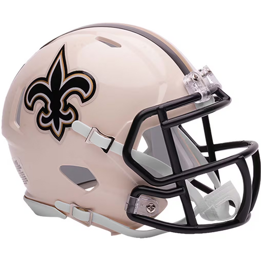 NEW ORLEANS SAINTS RETRO COLLECTION RIDDELL SPEED MINI HELMET