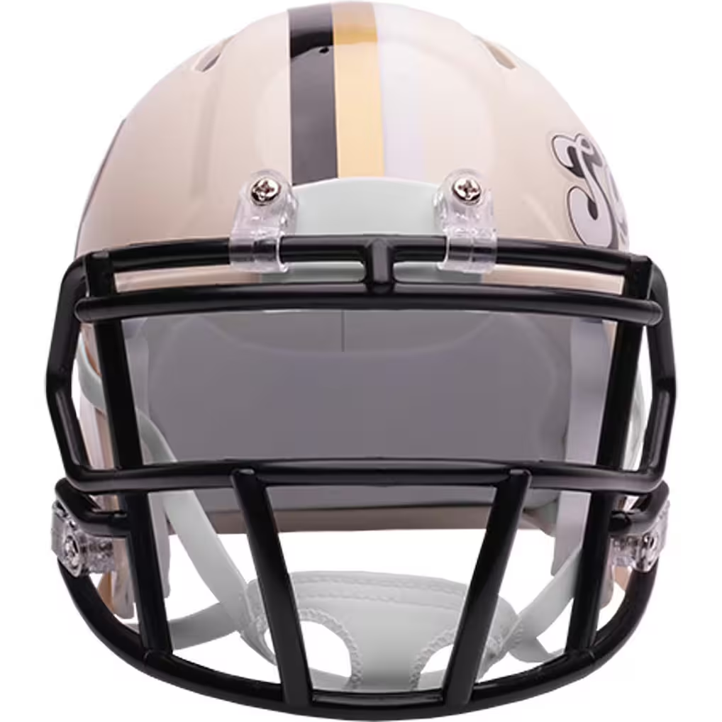 NEW ORLEANS SAINTS RETRO COLLECTION RIDDELL SPEED MINI HELMET