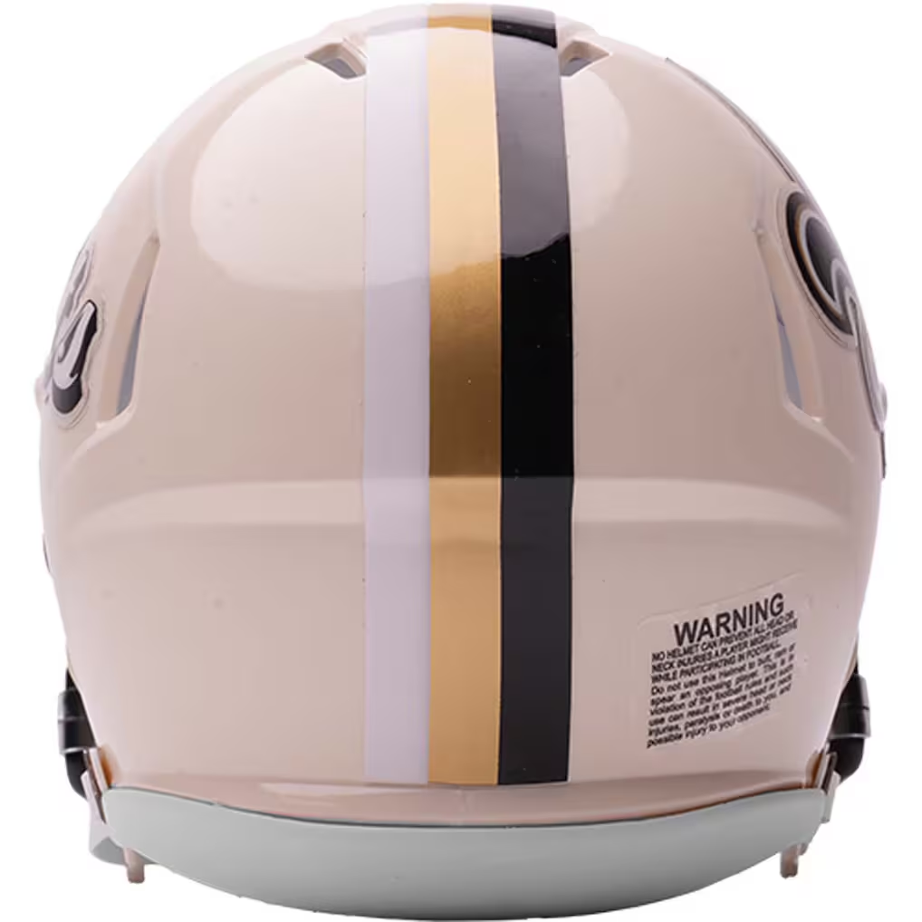 NEW ORLEANS SAINTS RETRO COLLECTION RIDDELL SPEED MINI HELMET