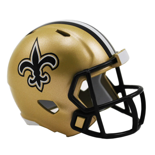 NEW ORLEANS SAINTS RIDDELL POCKET PRO SPEED HELMET