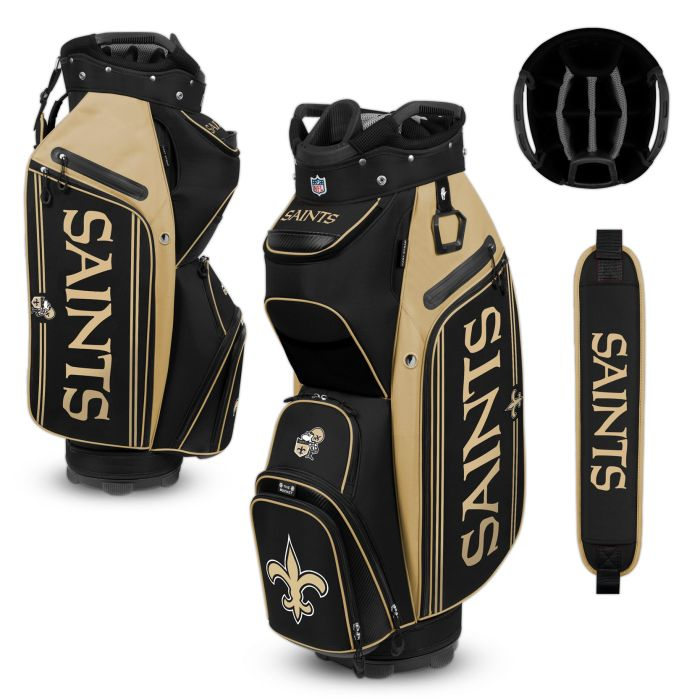 NEW ORLEANS SAINTS TEAM EFFORT BUCKET III COOLER CART GOLF BAG