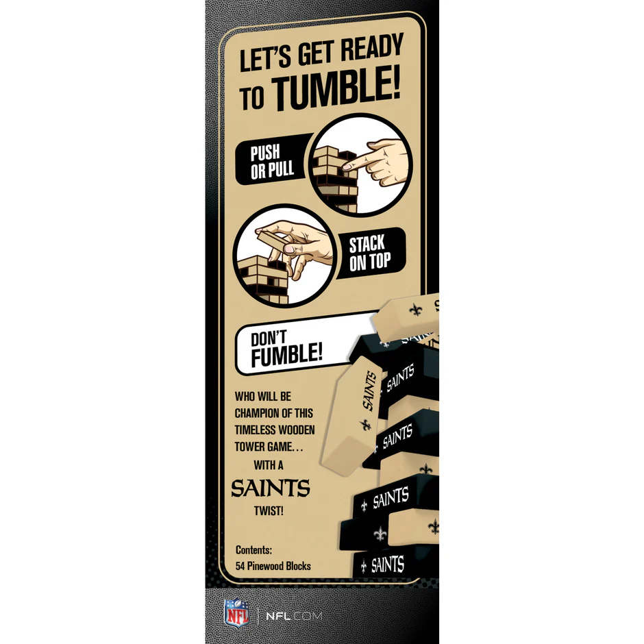 NEW ORLEANS SAINTS TUMBLE TOWER