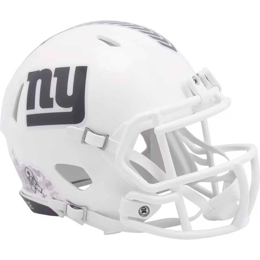 New York Giants 2024 NFL Salute To Service Riddell Speed Mini Helmet