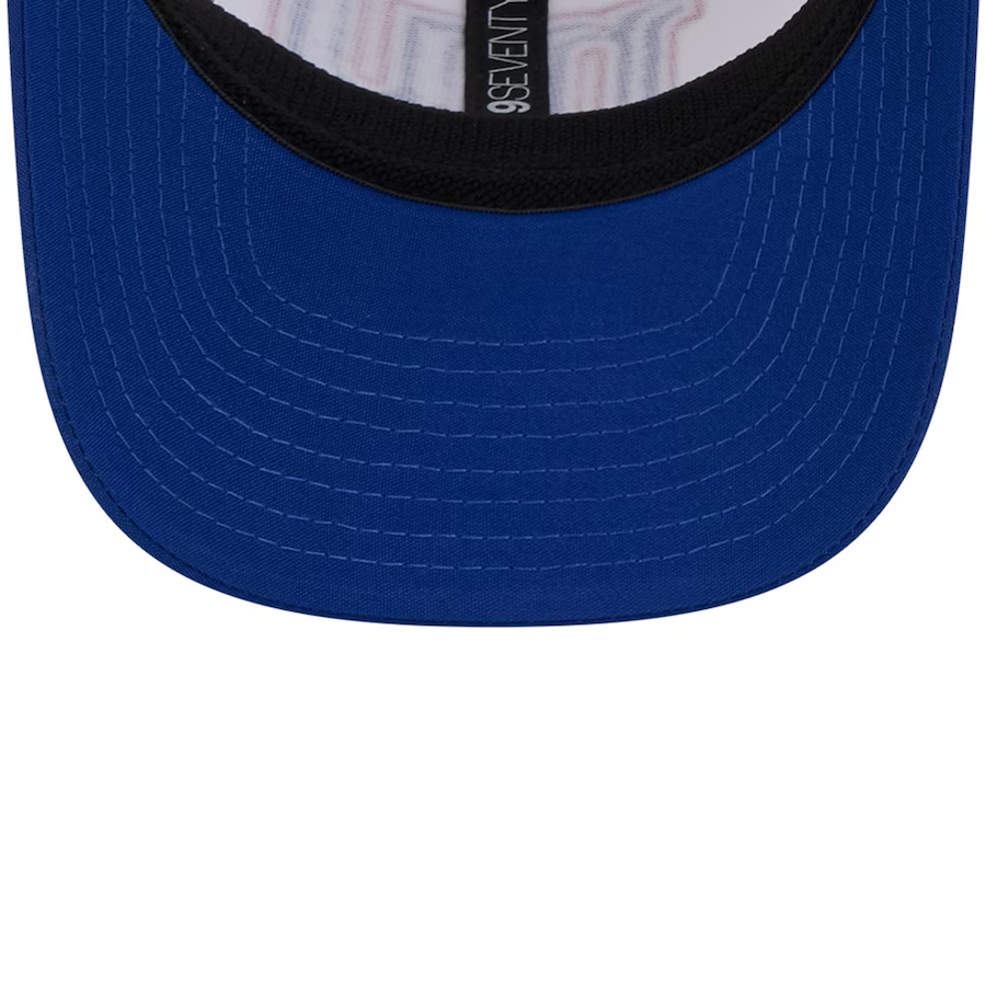 NEW YORK GIANTS 2024 NFL TRAINING CAMP 9SEVENTY STRETCH SNAP TRUCKER HAT - WHITE