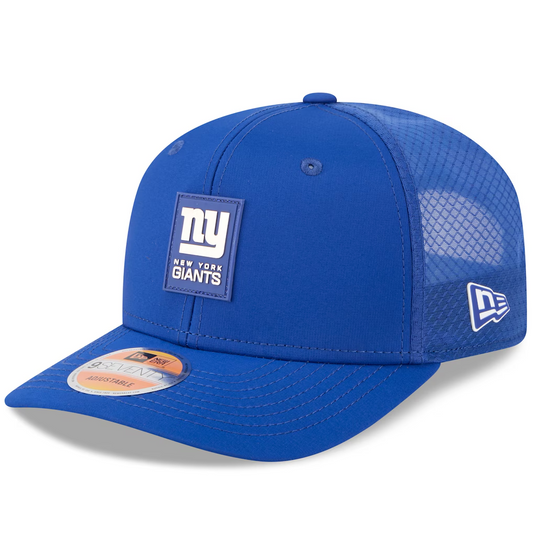 NEW YORK GIANTS 2025 NFL SIDELINE 9SEVENTY STRETCH-SNAP ADJUSTABLE HAT - NAVY