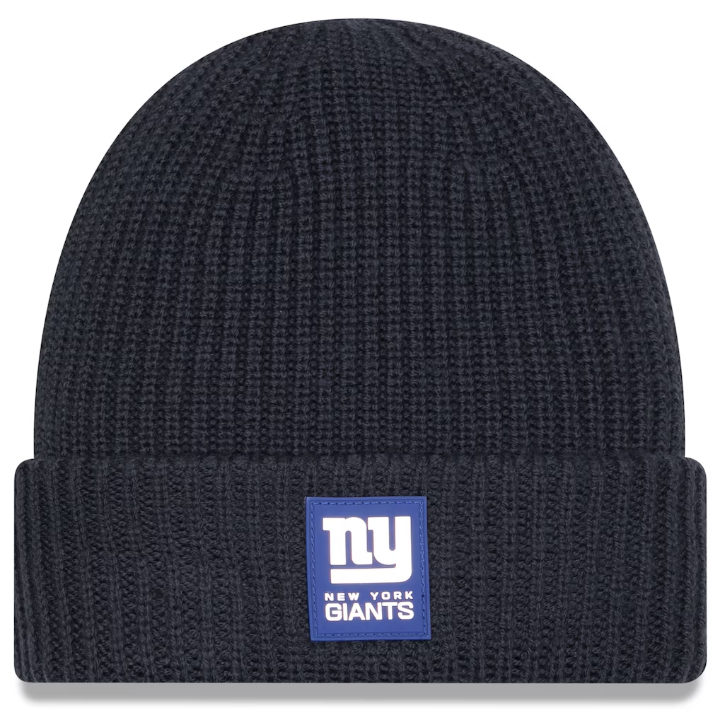 NEW YORK GIANTS 2025 SIDELINE COLD WEATHER CUFFED KNIT - CHARCOAL