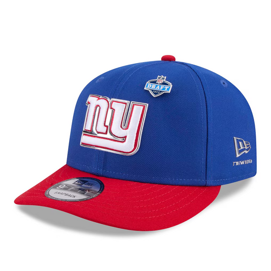 NEW YORK GIANTS 2026 NFL DRAFT 9FIFTY SNAPBACK HAT - BLUE/RED