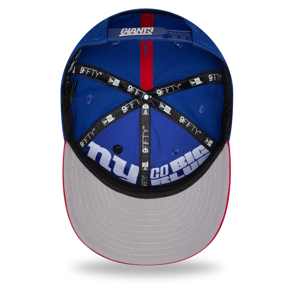 NEW YORK GIANTS 2026 NFL DRAFT 9FIFTY SNAPBACK HAT - BLUE/RED