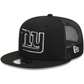 NEW YORK GIANTS EVERGREEN TRUCKER 9FIFTY SNAPBACK HAT - BLACK/WHITE