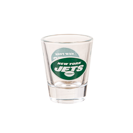 NEW YORK JETS 2 OZ. TEAM SHOT GLASS - GLASS