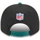 NEW YORK JETS 2025 NFL DRAFT 9FIFTY A-FRAME SNAPBACK HAT - BLACK/GREEN