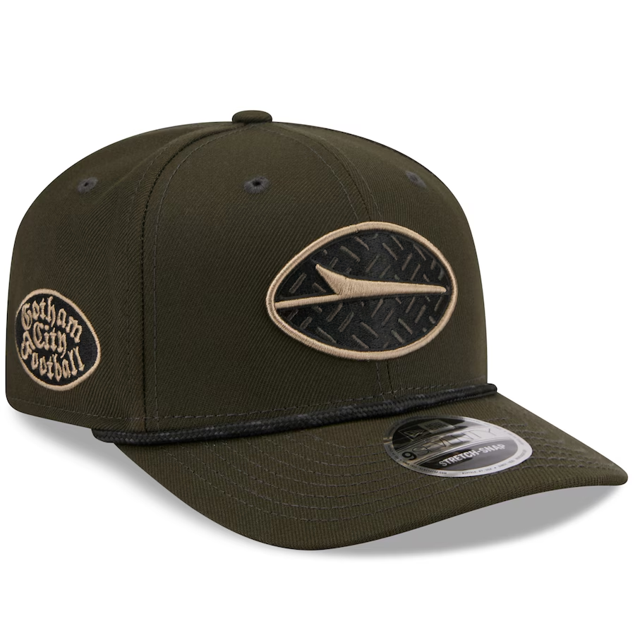 NEW YORK JETS 2025 NFL RIVALRY SIDELINE COLLECTION 9SEVENTY ADJUSTABLE HAT - GOTHAM GREEN