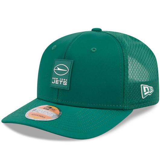 NEW YORK JETS 2025 NFL SIDELINE 9SEVENTY STRETCH-SNAP ADJUSTABLE HAT - GREEN