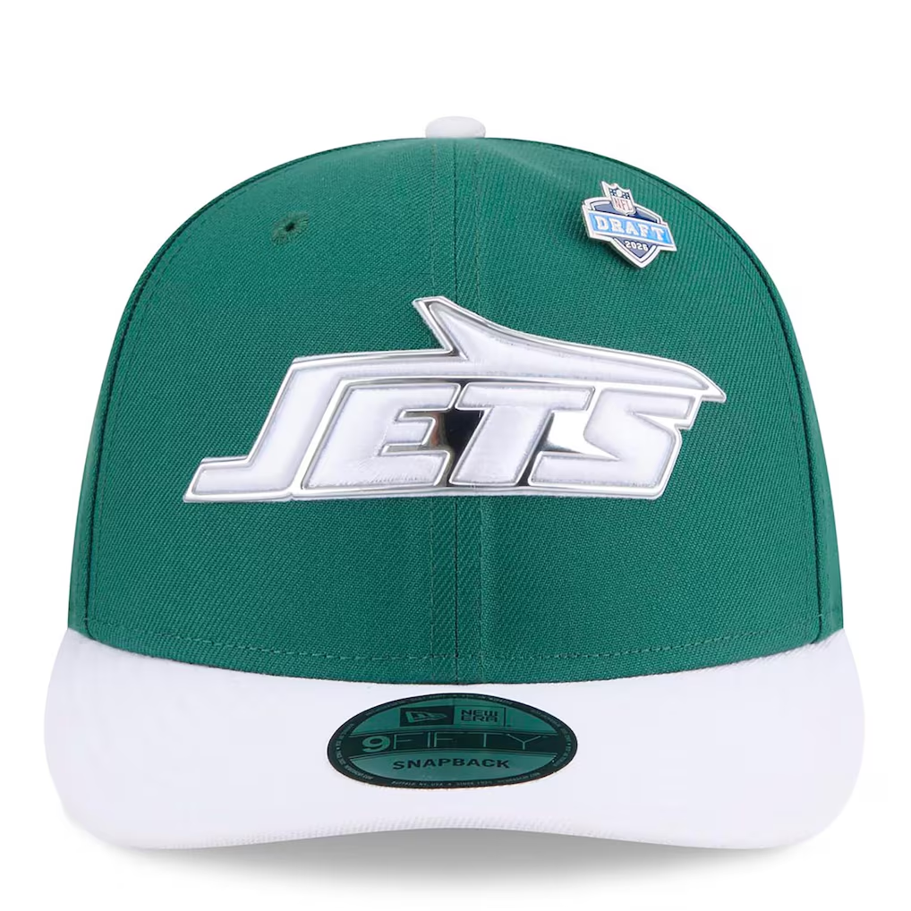 NEW YORK JETS 2026 NFL DRAFT 9FIFTY SNAPBACK HAT - GREEN/WHITE