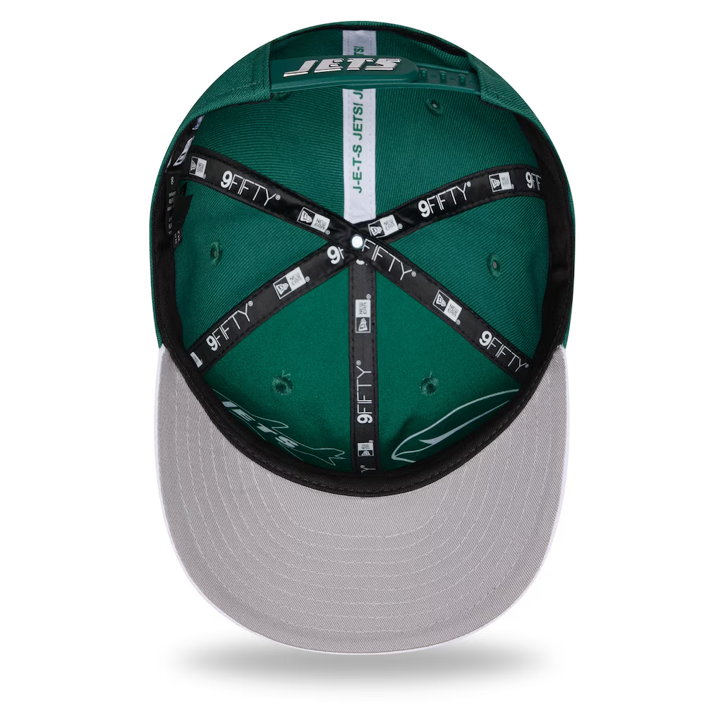 NEW YORK JETS 2026 NFL DRAFT 9FIFTY SNAPBACK HAT - GREEN/WHITE