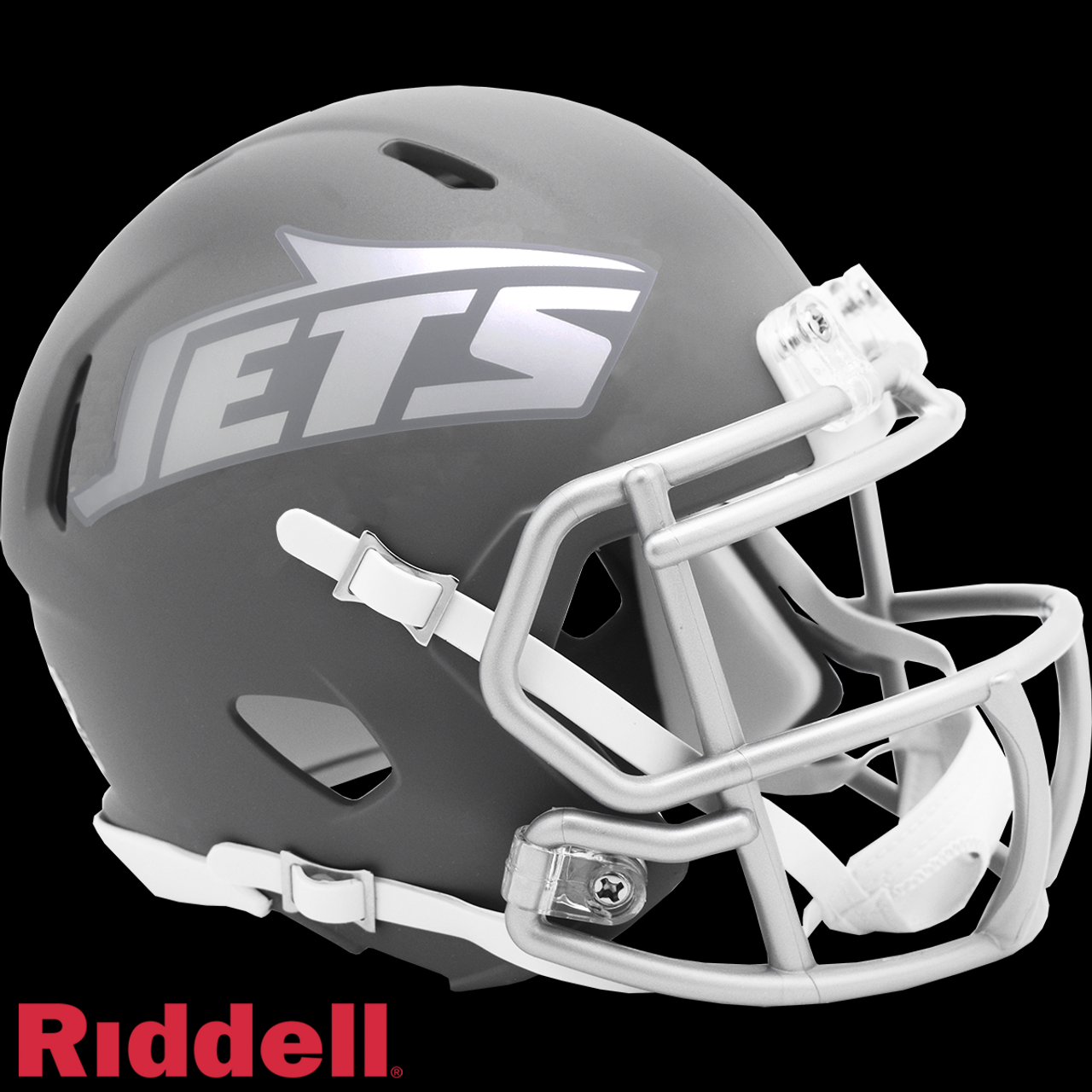 NEW YORK JETS RIDDELL MINI SPEED HELMET - SLATE