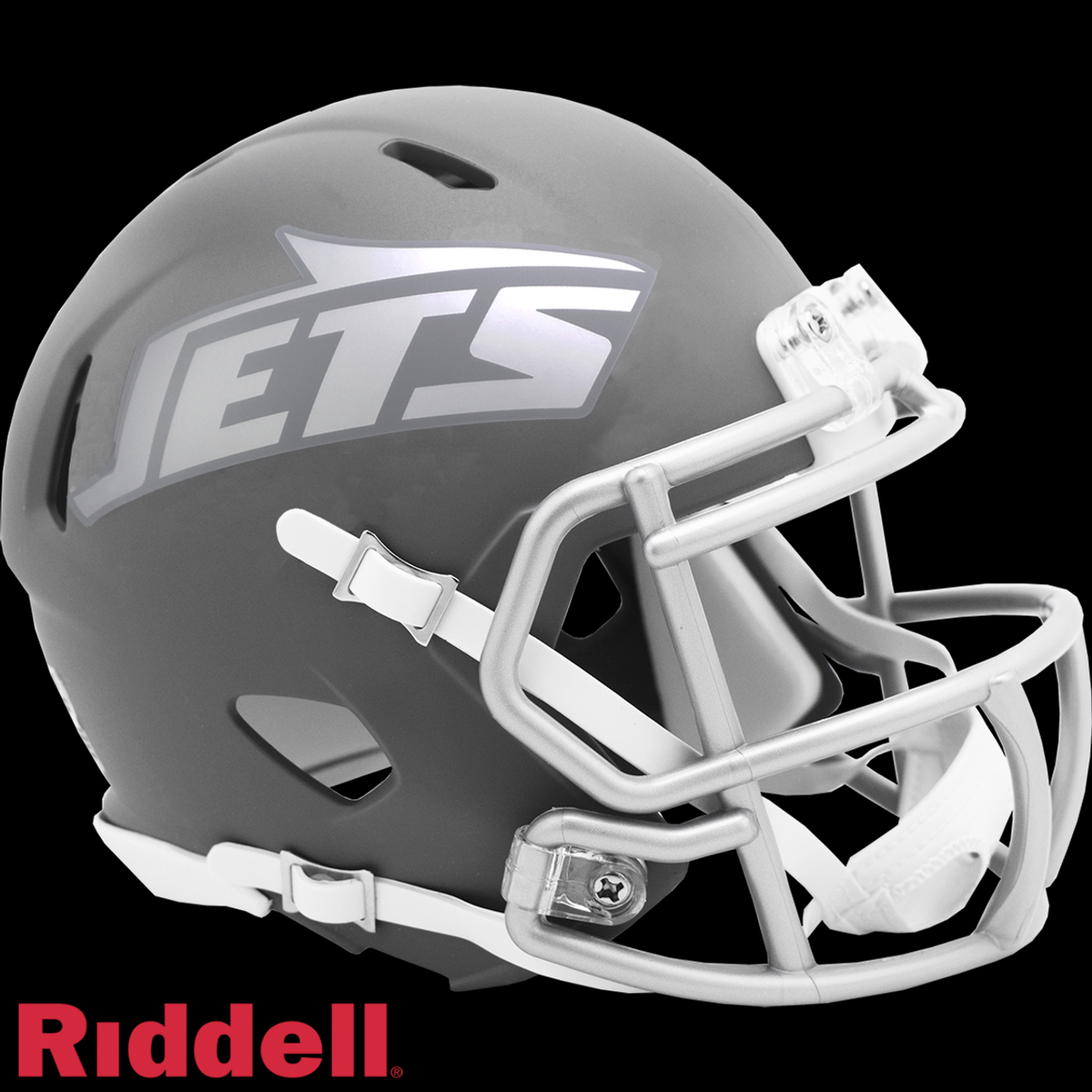 NEW YORK JETS RIDDELL MINI SPEED HELMET - SLATE