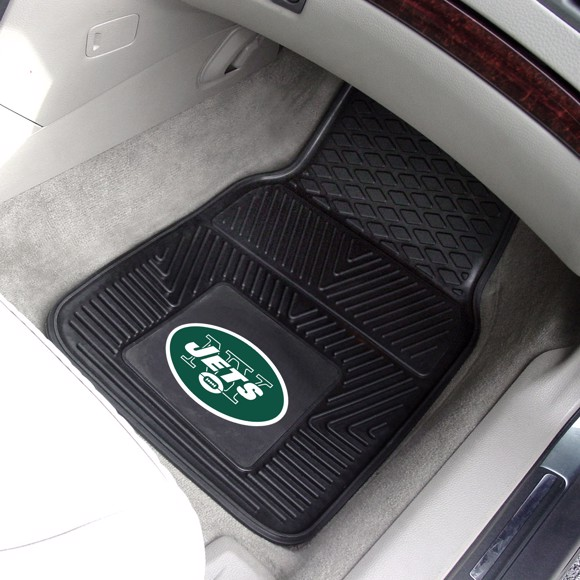 NEW YORK JETS VINYL CAR MAT SET