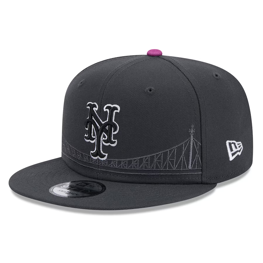 NEW YORK METS 2024 MLB CITY CONNECT 9FIFTY SNAPBACK HAT - GRAY