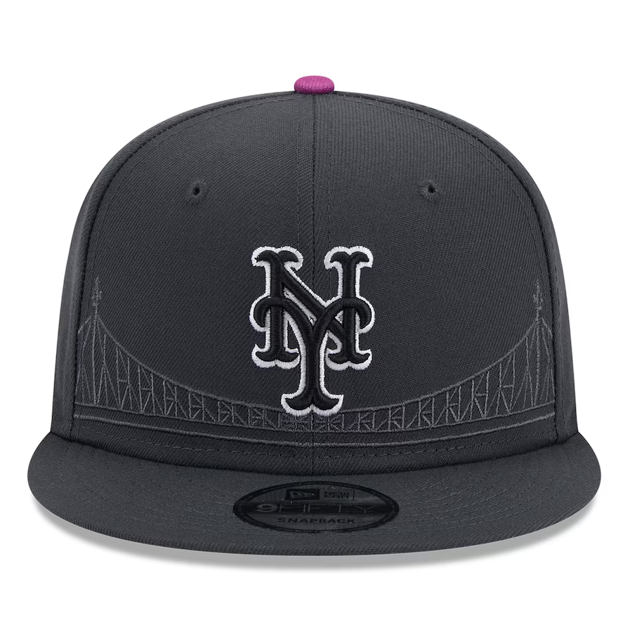 NEW YORK METS 2024 MLB CITY CONNECT 9FIFTY SNAPBACK HAT - GRAY