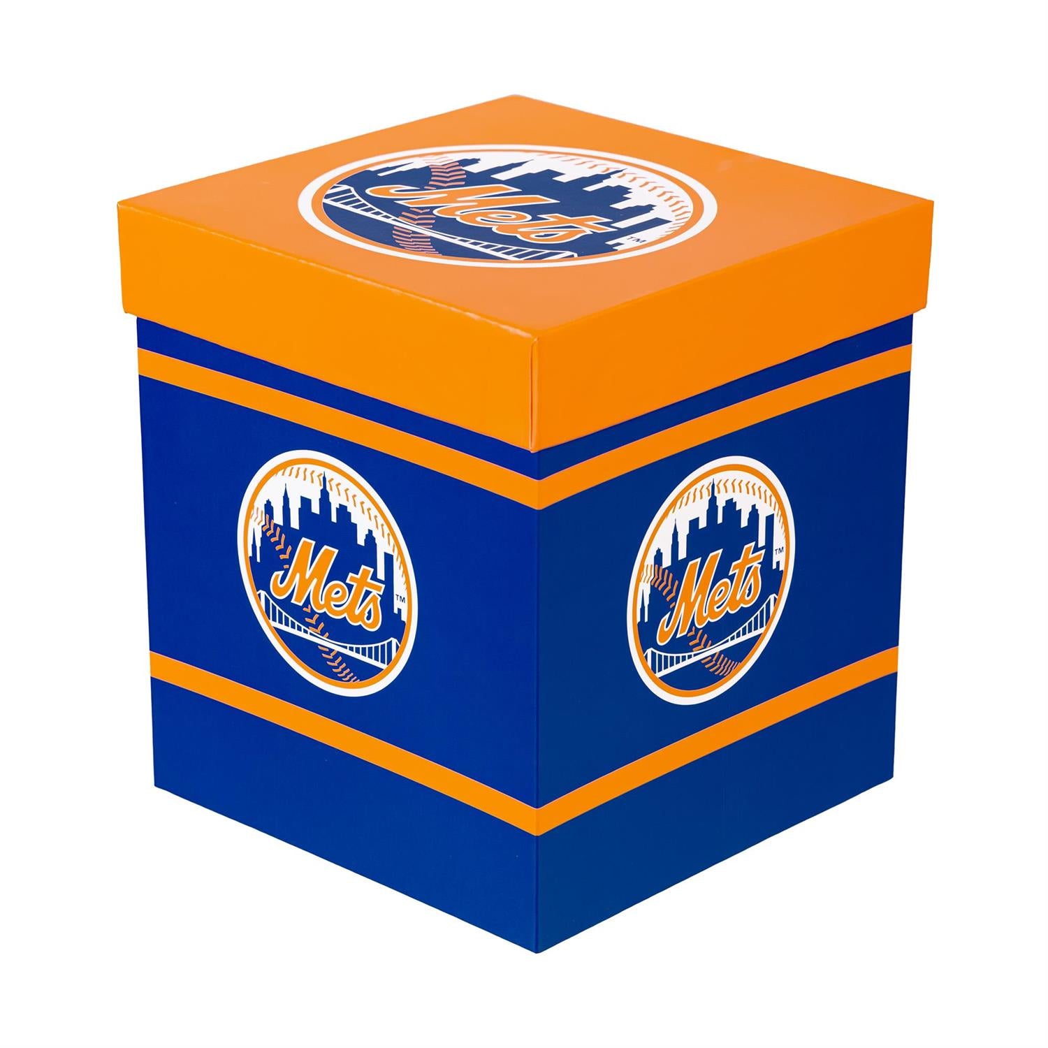 NEW YORK METS 24OZ CERAMIC STEIN CUP WITH GIFT BOX