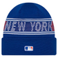 NEW YORK METS  CLUBHOUSE SPORT CUFFED KNIT - BLUE