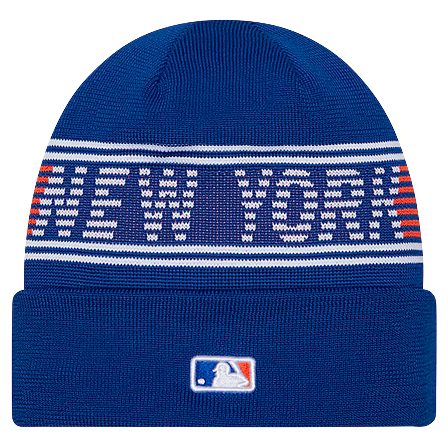 NEW YORK METS  CLUBHOUSE SPORT CUFFED KNIT - BLUE