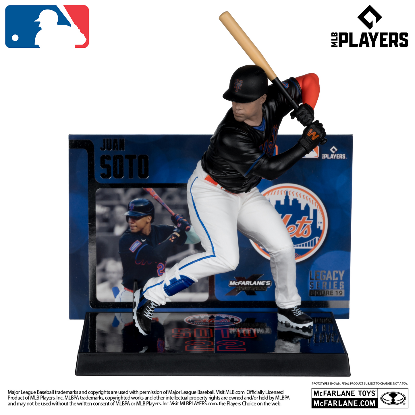 NEW YORK METS JUAN SOTO MLB LEGACY 7" MCFARLANE SPORTS PICK FIGURE