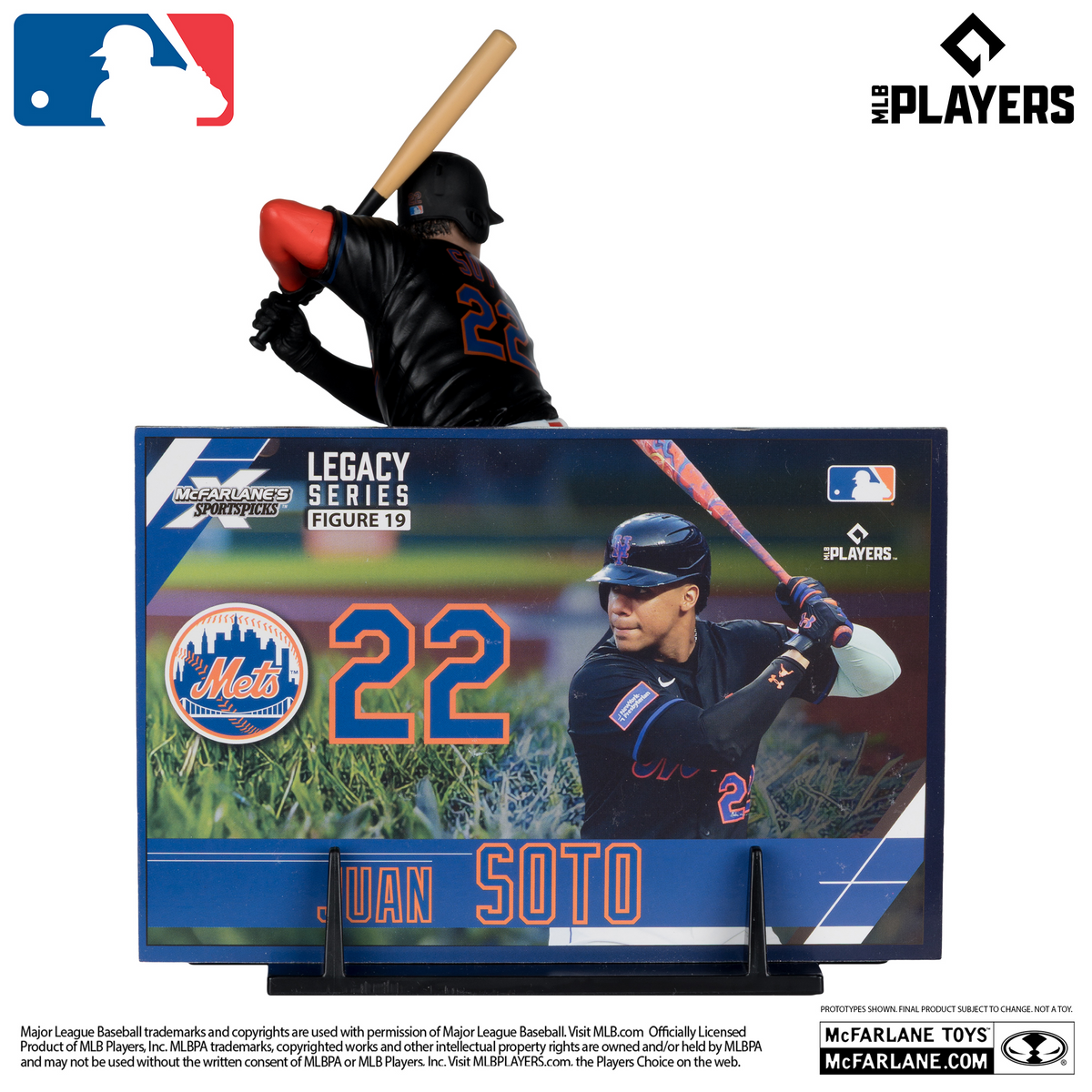 NEW YORK METS JUAN SOTO MLB LEGACY 7" MCFARLANE SPORTS PICK FIGURE