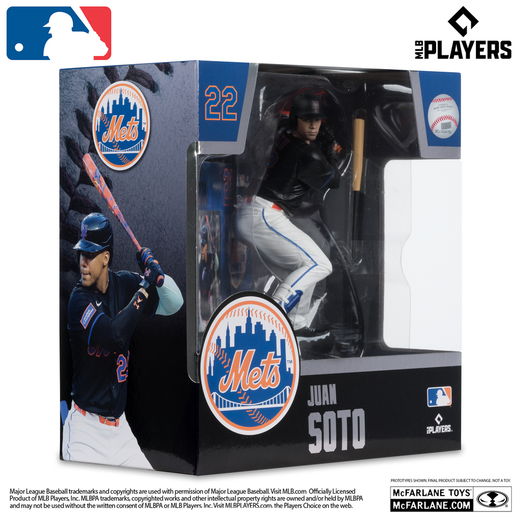 NEW YORK METS JUAN SOTO MLB LEGACY 7" MCFARLANE SPORTS PICK FIGURE
