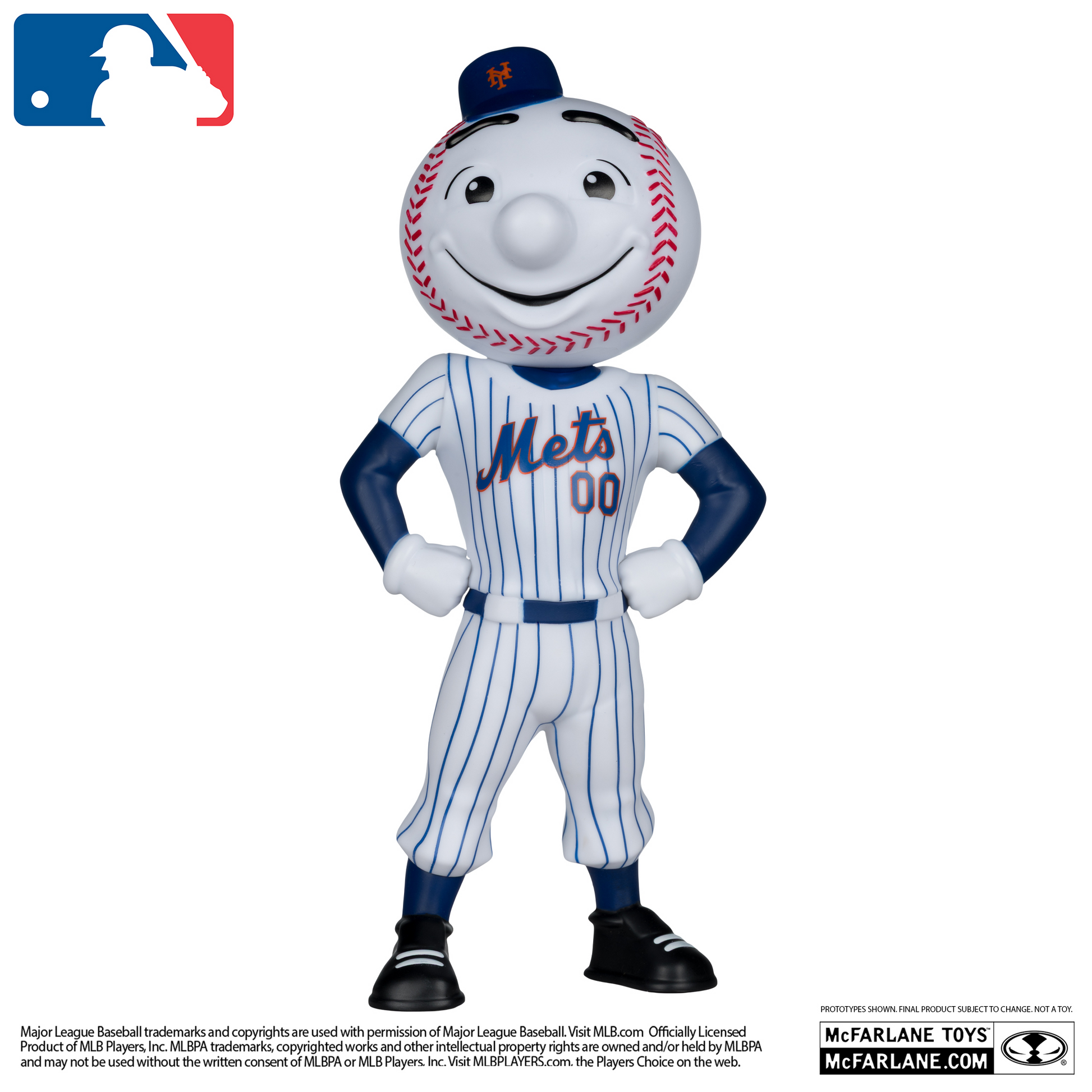 NEW YORK METS MR MET MLB LEGACY 7" MCFARLANE SPORTS PICK FIGURE