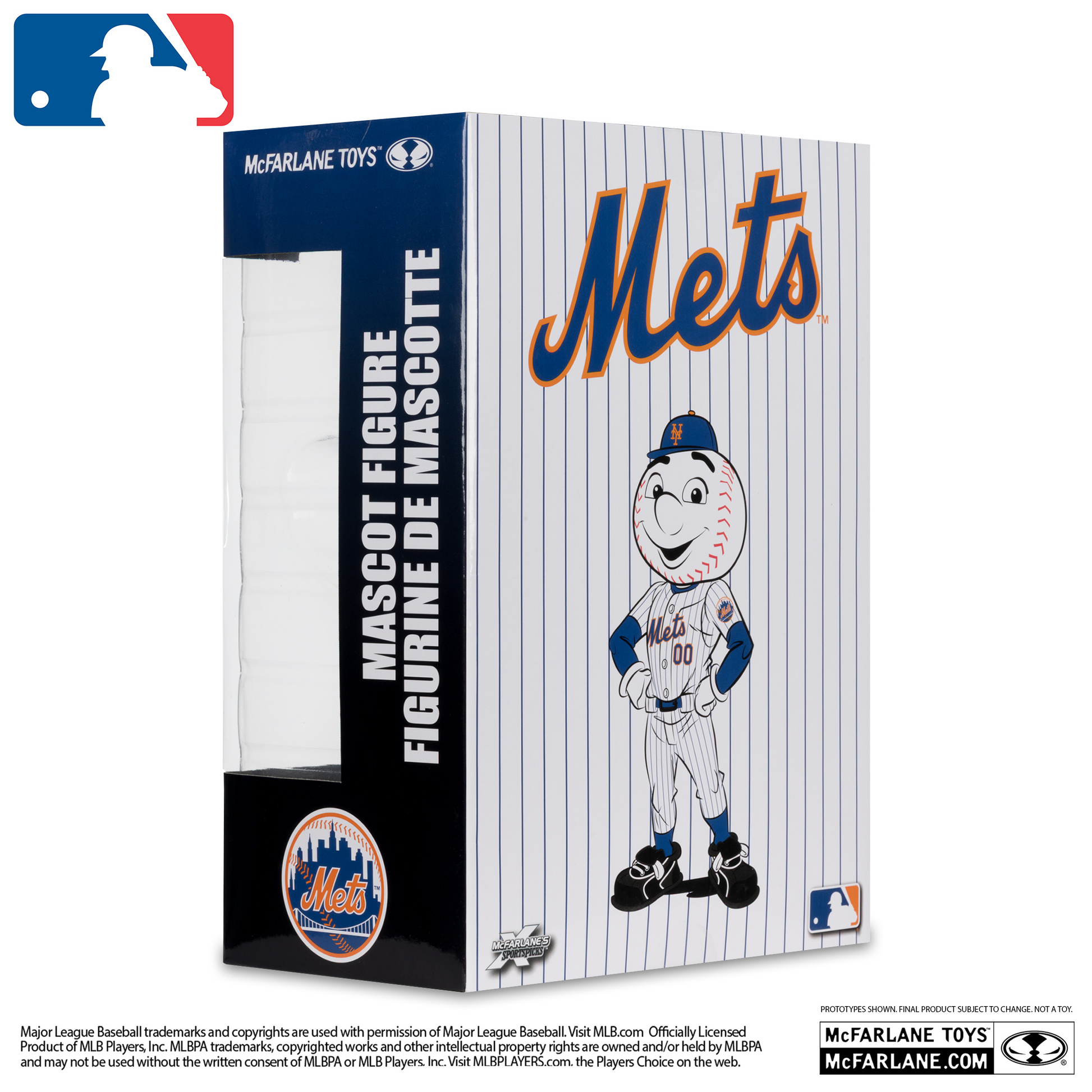 NEW YORK METS MR MET MLB LEGACY 7" MCFARLANE SPORTS PICK FIGURE