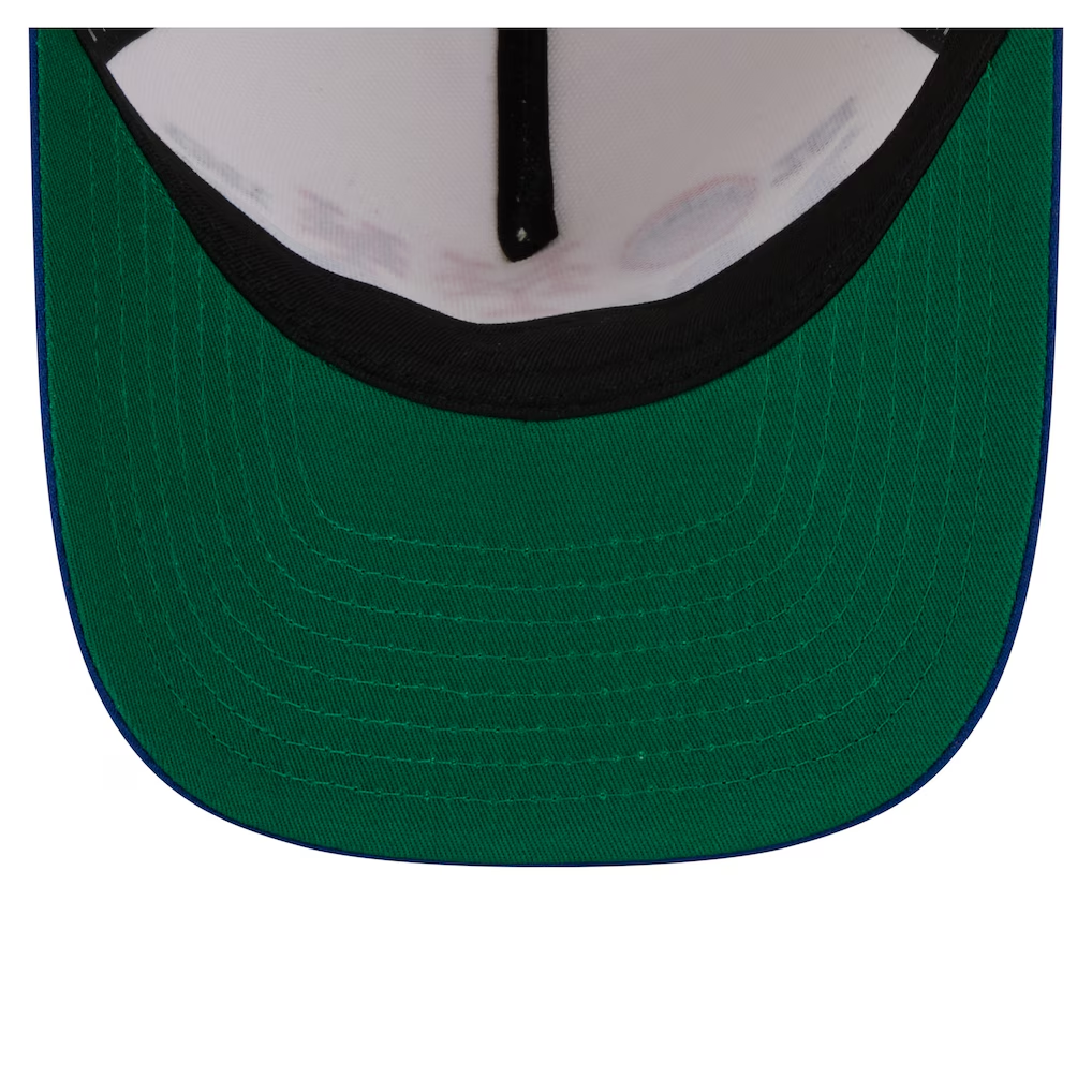 NEW YORK METS NEW ERA TRI-HIT 9FIFTY A-FRAME SNAPBACK HAT - CHROME WHITE/BLUE