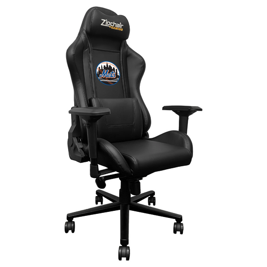NEW YORK METS XPRESSION PRO GAMING CHAIR WITH COOPERSTOWN SECONDARY LOGO