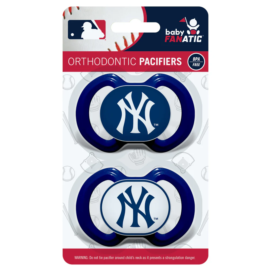 NEW YORK YANKEES 2-PACK PACIFIERS