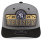 NEW YORK YANKEES 2024 ALCS CHAMPIONS LOCKER ROOM  9SEVENTY STRETCH-SNAPBACK HAT - GRAY