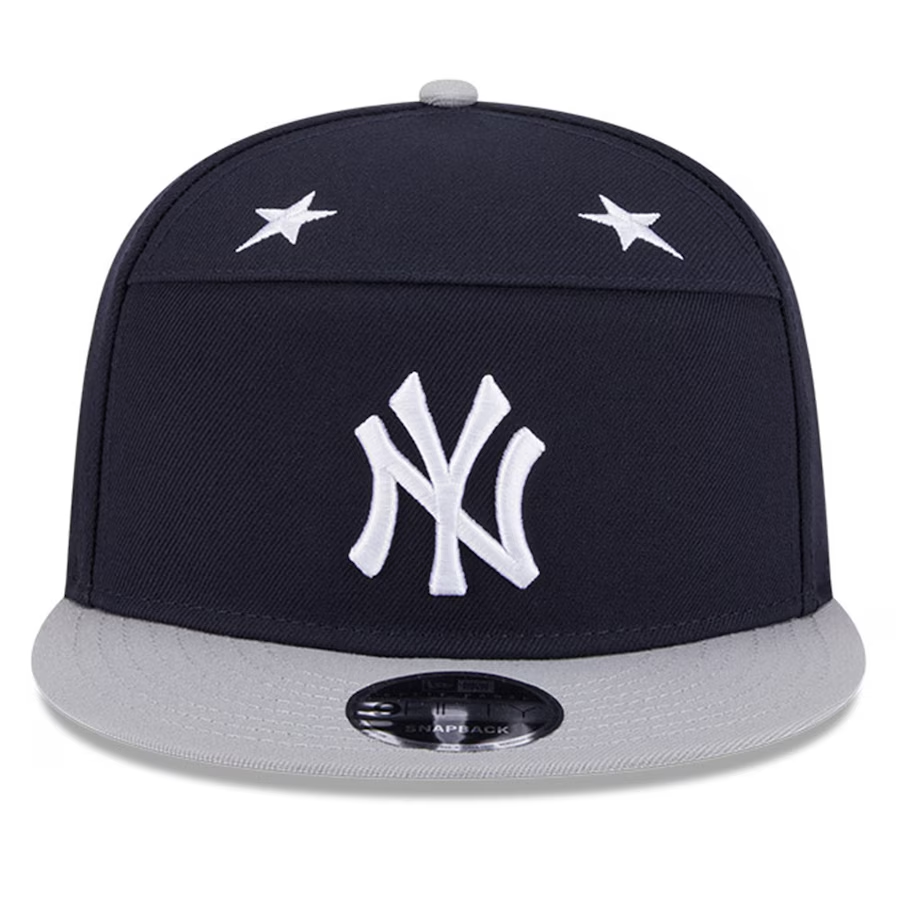 NEW YORK YANKEES 2025 MLB ALL-STAR GAME 9FIFTY SPLIT PANEL SNAPBACK HAT - NAVY/GRAY