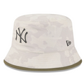 NEW YORK YANKEES 2025 MLB ARMED FORCES BUCKET HAT - STONE