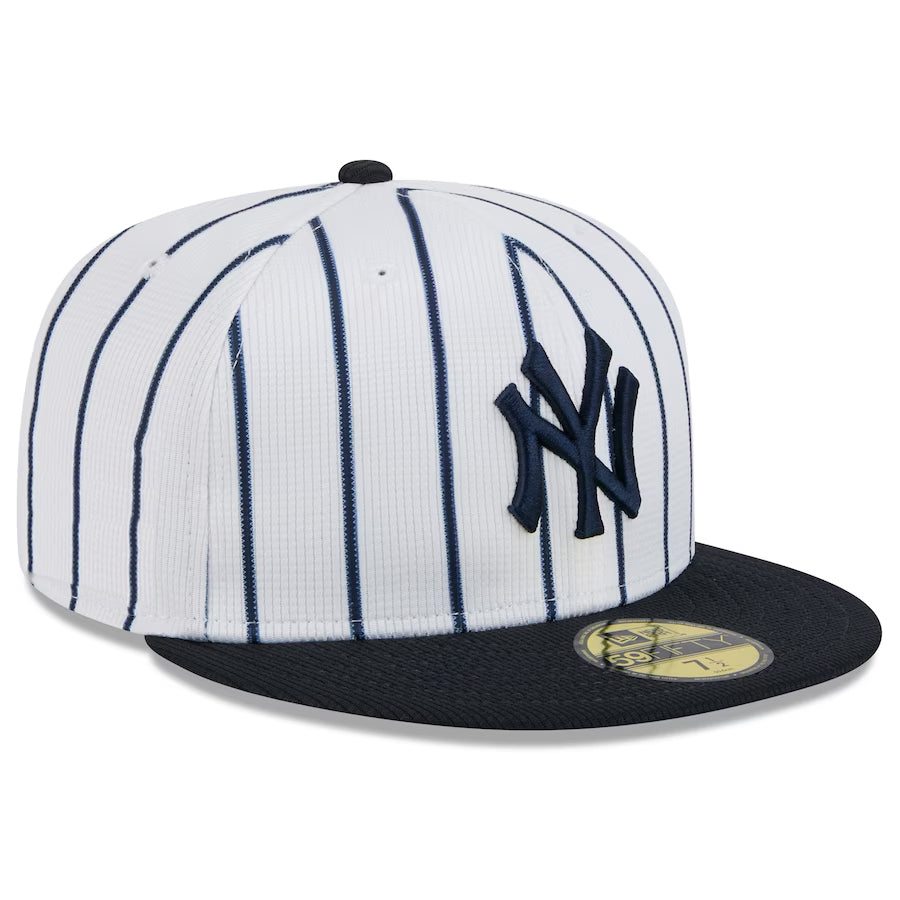 NEW YORK YANKEES 2025 MLB SPRING TRAINING SIDE PATCHLESS 59FIFTY FITTED HAT - HOME