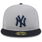 NEW YORK YANKEES 2025 MLB SPRING TRAINING SIDE PATCHLESS 59FIFTY FITTED HAT - ROAD