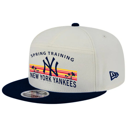 NEW YORK YANKEES 2025 MLB SPRING TRAINING STACKED 9FIFTY SNAPBACK HAT