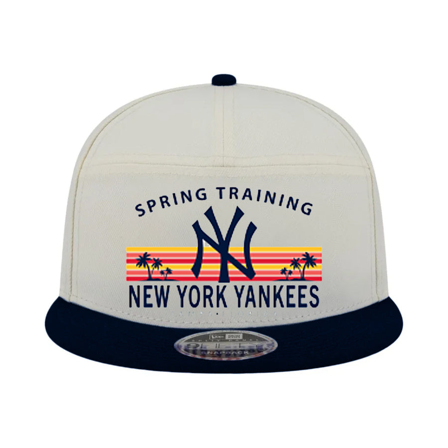 NEW YORK YANKEES 2025 MLB SPRING TRAINING STACKED 9FIFTY SNAPBACK HAT